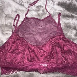 Maroon bralette